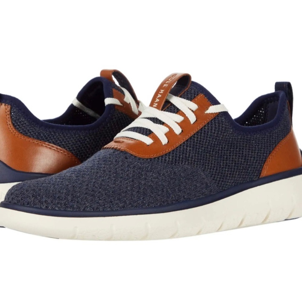 Cole Haan Blue and Brown Sneakers with Sporty Elegance